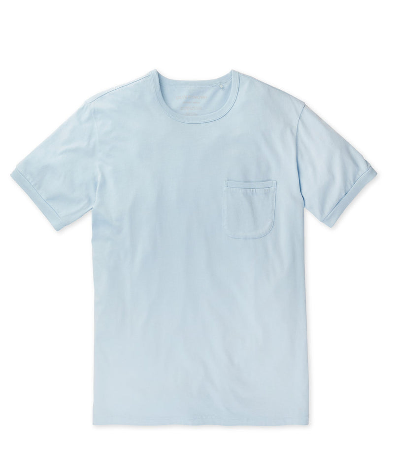 Outerknown Sojourn Pocket Tee - Big Sky Blue