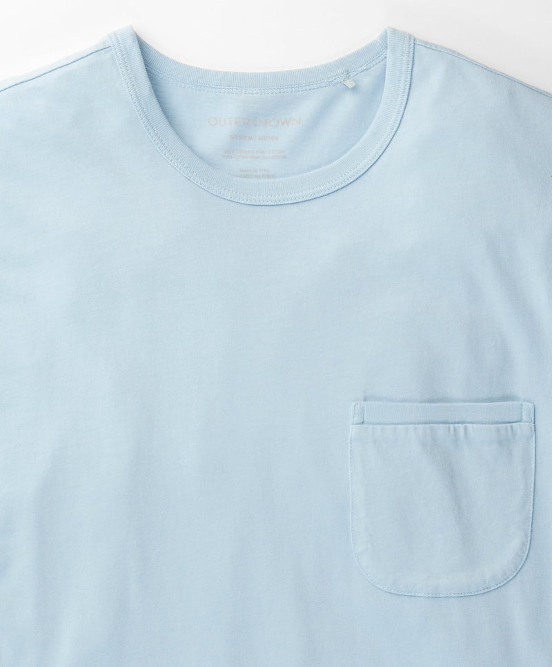 Outerknown Sojourn Pocket Tee - Big Sky Blue