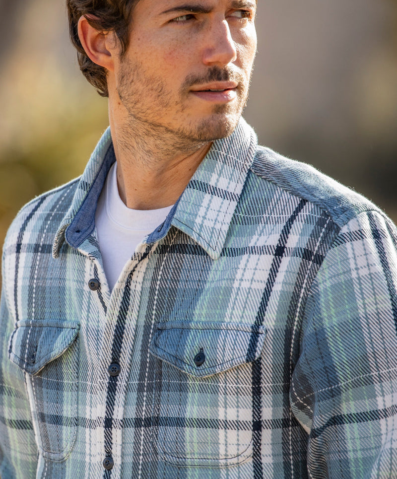 Outerknown - Blanket Shirt - Daylight Seaview Plaid