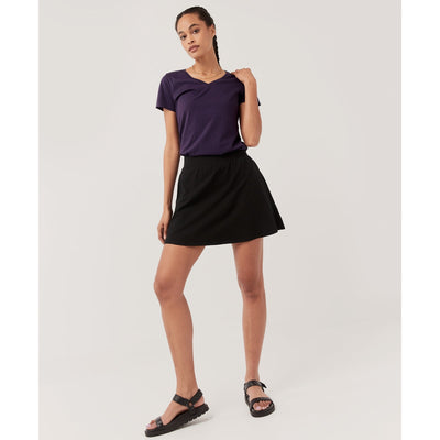 Women’s Fit & Flare Mini Skirt - Black