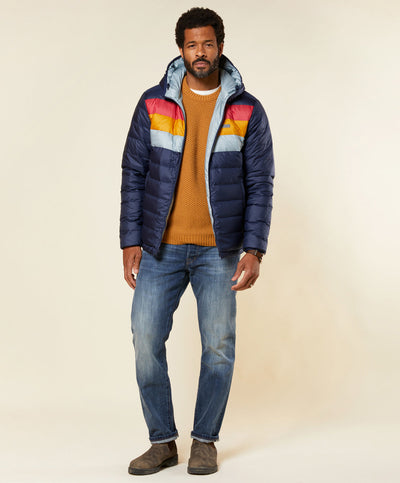 Outerknown - Chromatic Hooded Puffer - Marine Rainbow