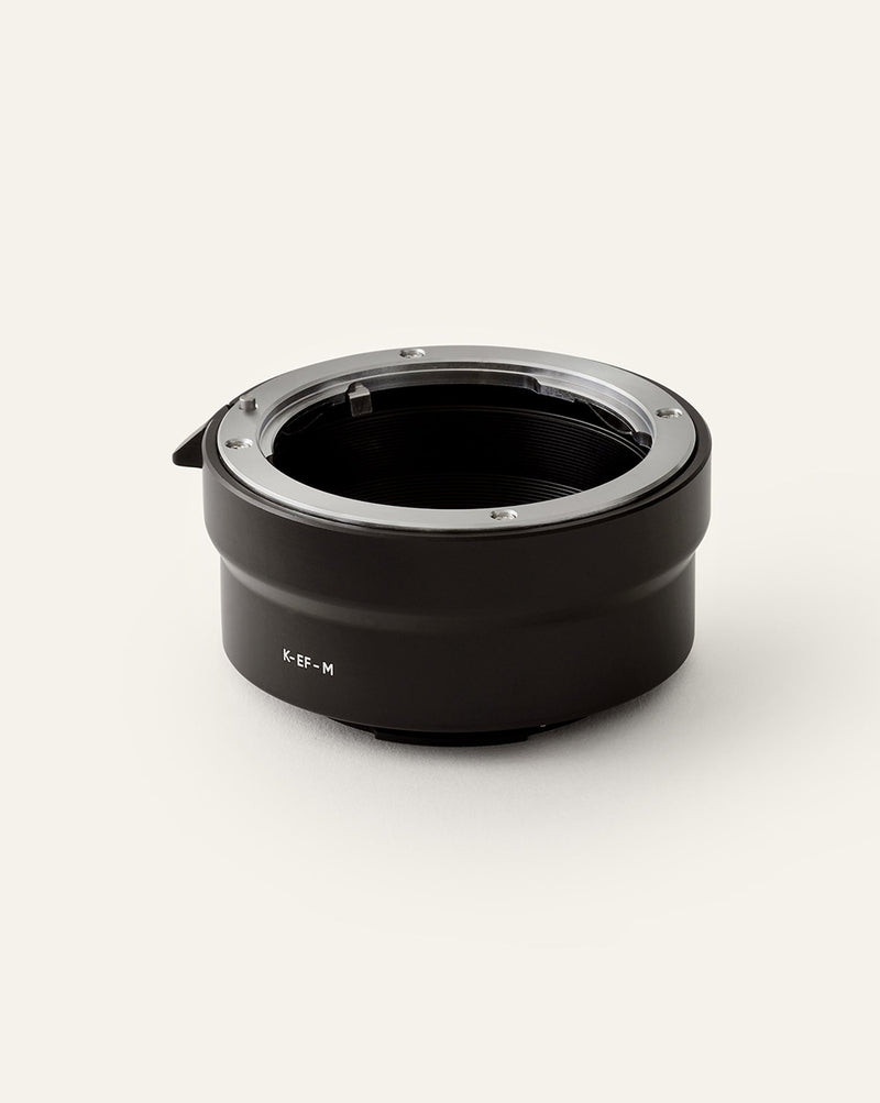 Pentax K Lens Mount to Canon EF-M Camera Mount
