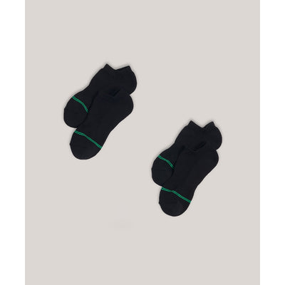 Women’s Shorty Socks - Black ( 2-pack)