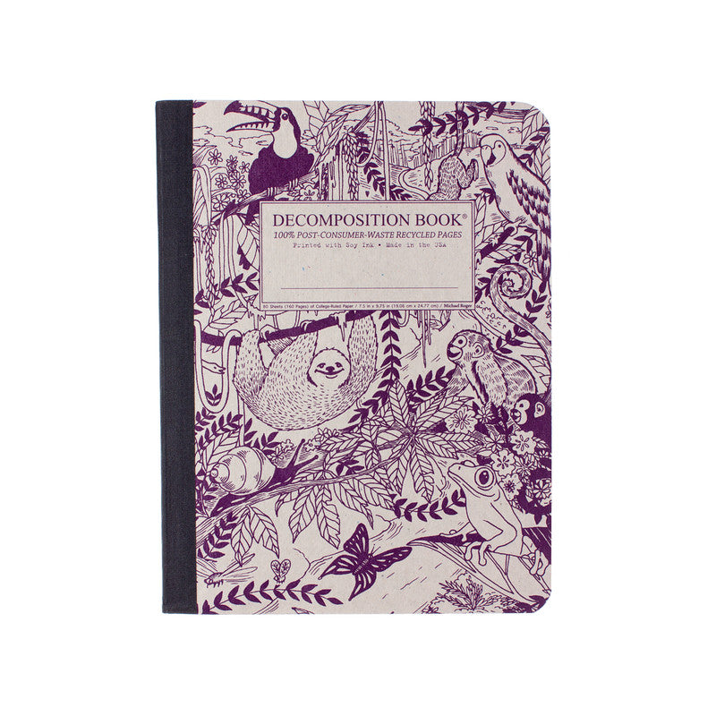 Decomposition - Large Notebook Ruled - Rainforest