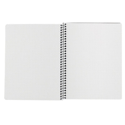 Decomposition - Large Spiral Notebook Dot Grid - Hedgehogs