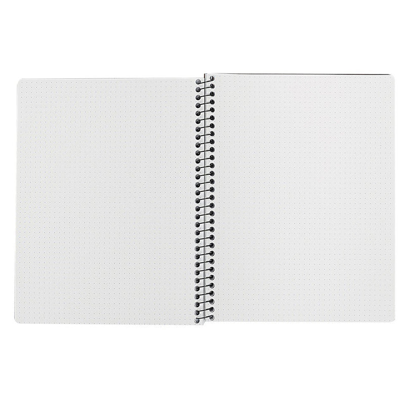 Decomposition - Large Spiral Notebook Dot Grid - Climbing Wall