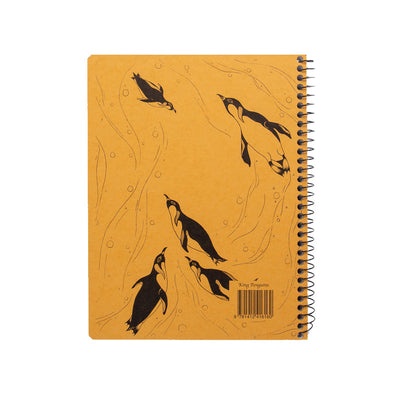Decomposition - Large Spiral Notebook Ruled - King Penguins