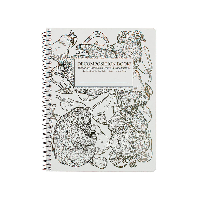 Decomposition - Large Spiral Notebook Ruled - Sweet Pear Tree