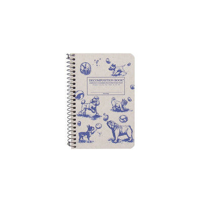 Decomposition - Pocket Spiral Notebook Ruled - Dogs & Bubbles