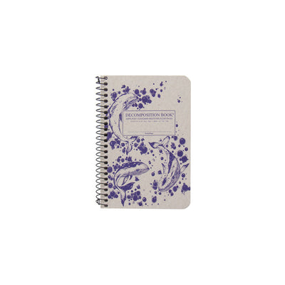 Decomposition - Pocket Spiral Notebook Ruled - Humpback Whales