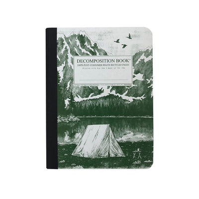 Decomposition - Large Notebook Ruled - Mountain Lake