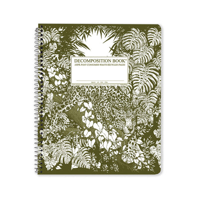 Decomposition - Extra Large Spiral Notebook Plain - Jaguar