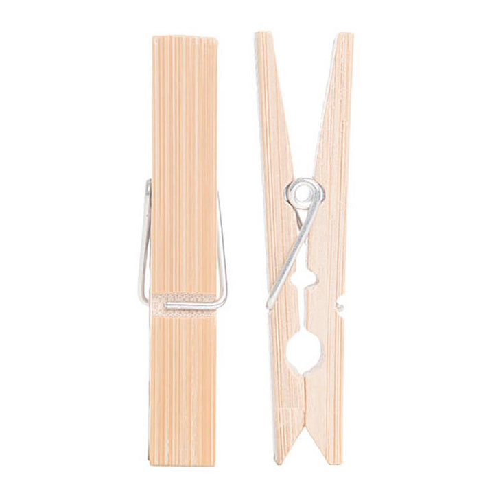 Go Bamboo Clothes Pegs Biodegradable Bamboo 20PK