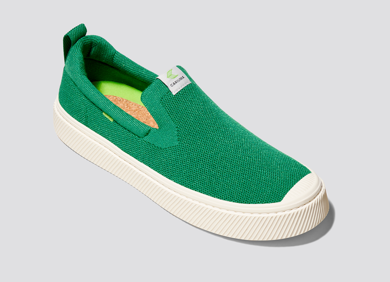 IBI Slip On Green Knit Sneaker Men