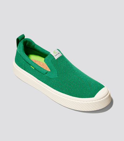 IBI Slip On Green Knit Sneaker Women