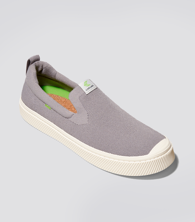 IBI Slip On Light Grey Knit Sneaker Men