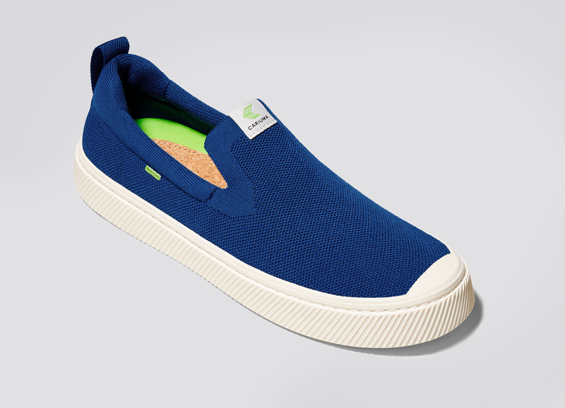 IBI Slip On Mineral Blue Knit Sneaker Men