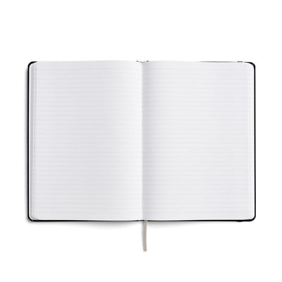Karst - A5 Hardcover Ruled Notebook Black