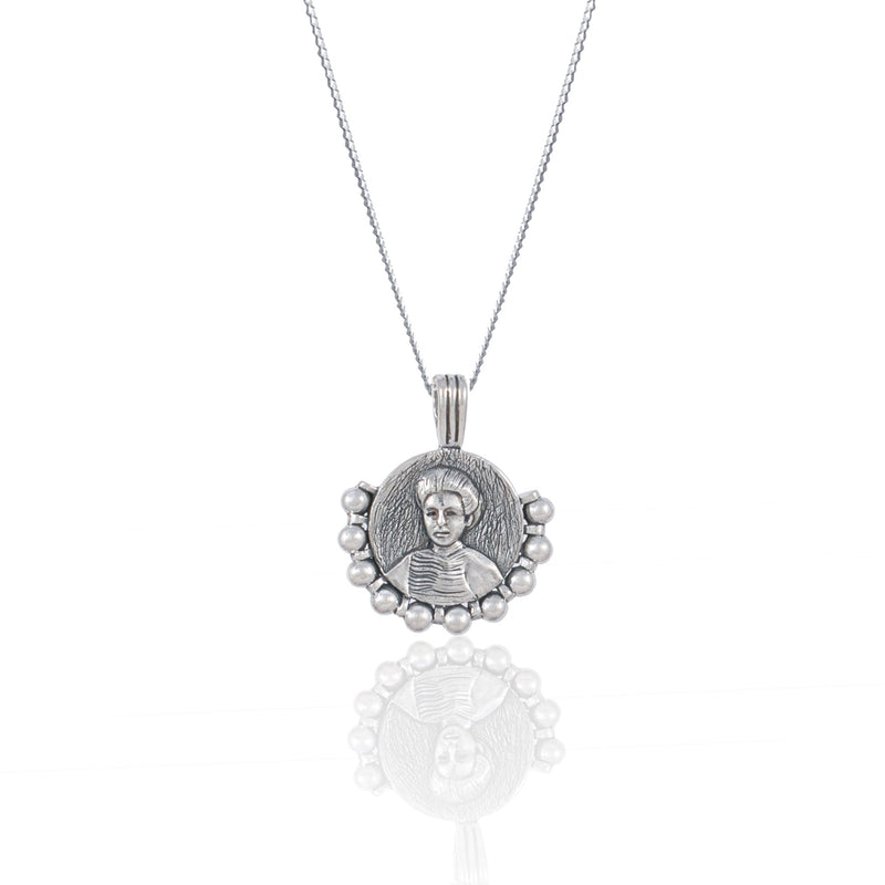 Kate Sheppard Pendant for Independence Necklace - Silver