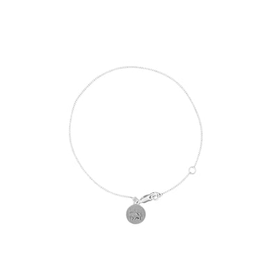 FINE CHAIN BRACELET - To Add Charms onto (Silver)