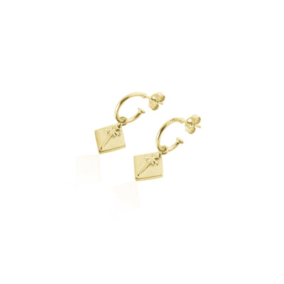 Pacific Palm Earrings - GOLD