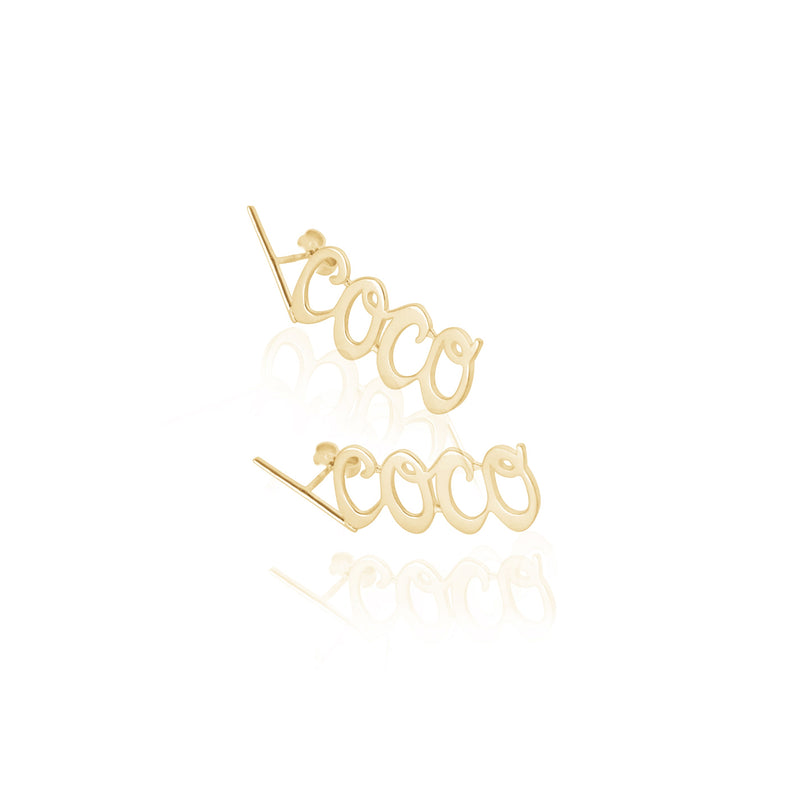 Coconut and Bliss x La Luna Rose COCO Earrings - GOLD
