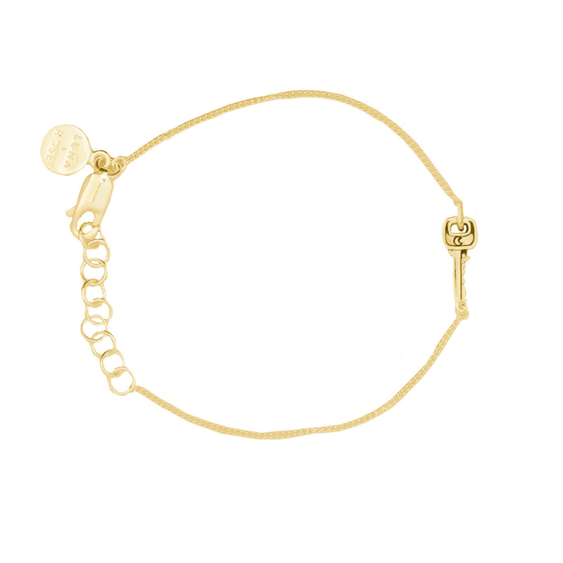 Key BFF Bracelet - SINGLE - Gold