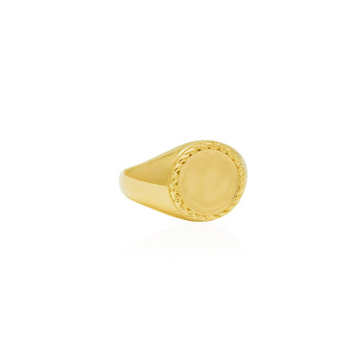 Love Shack Signet Ring - Gold