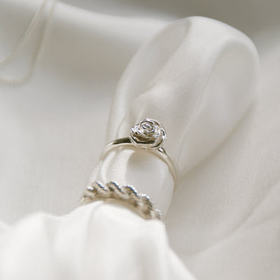 Desert Rose Ring - Silver