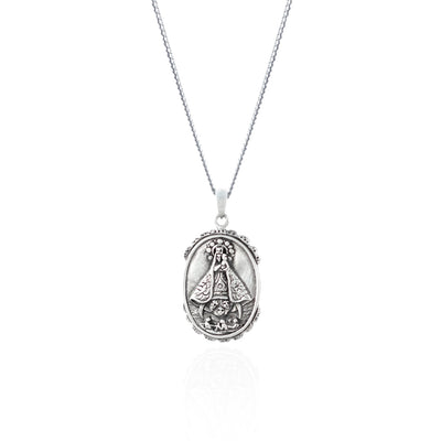 Our Lady of Charity - Patroness of Cuba Necklace - Silver