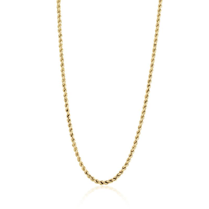 Rhode Island Twisted Rope Chain - Gold