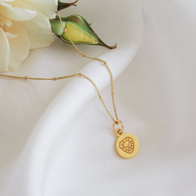 Leo Mini Zodiac Necklace - Gold