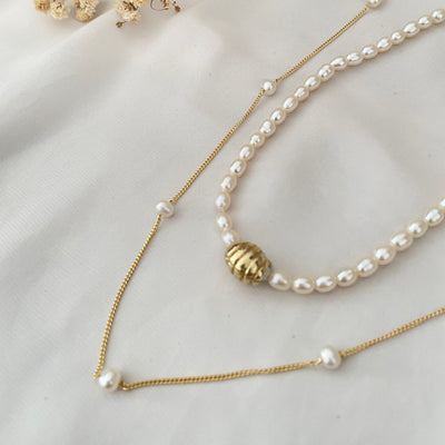 Pearly Whites Necklace - GOLD