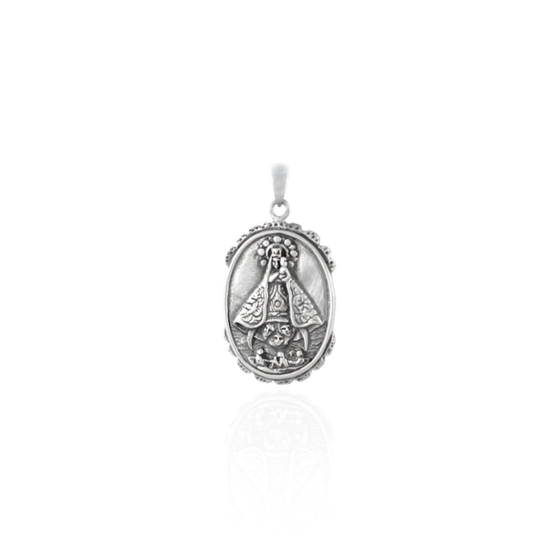 Our Lady of Charity - Patroness of Cuba - CHARM ONLY - Silver