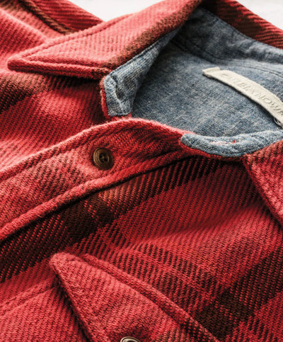 Outerknown - Blanket Shirt - Dusty Red Cusco Plaid
