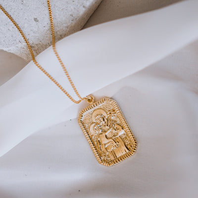 9KT SOLID GOLD - St Anthony - Patron Saint of Miracles