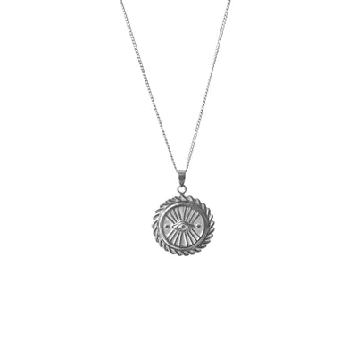 Suzanne 'Protection' Necklace Pendant - Silver