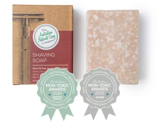 The Australian Natural Soap Co Solid Shaving Soap 100g