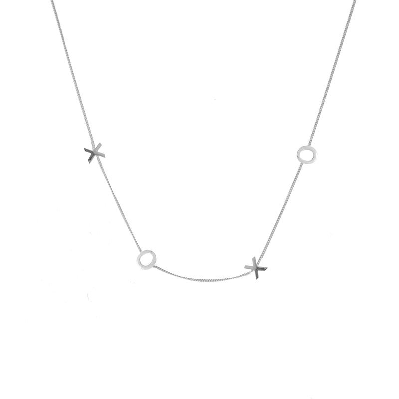 XOXO Necklace - Silver