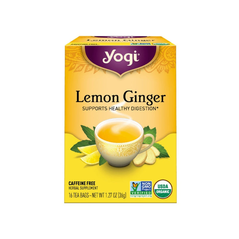Yogi Tea Herbal Tea Bags Lemon Ginger 16Pk