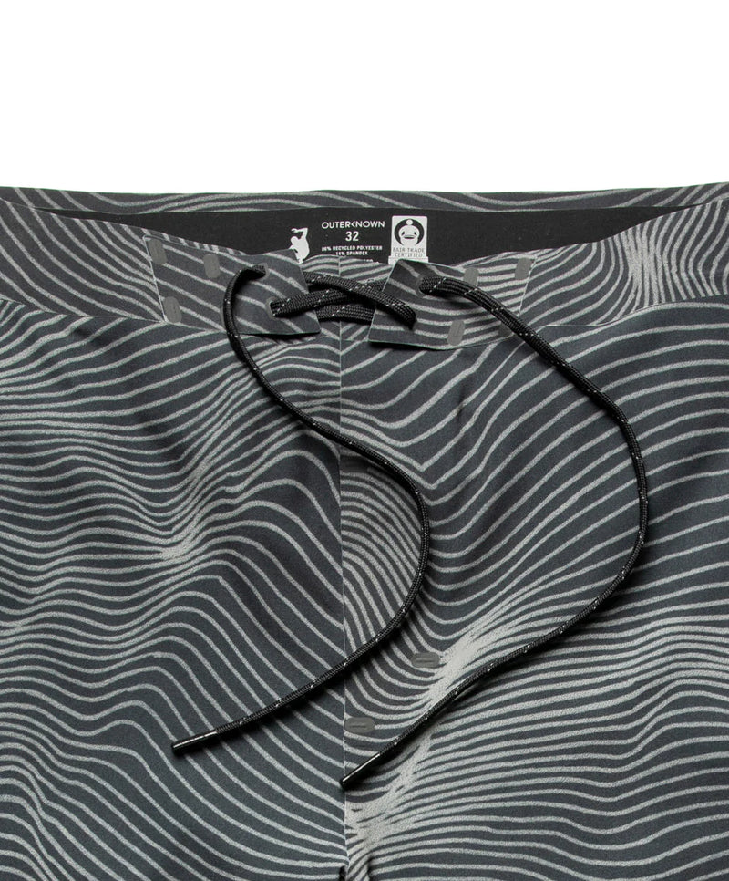 Outerknown - Apex Trunks by Kelly Slater - Pitch Black Surfature