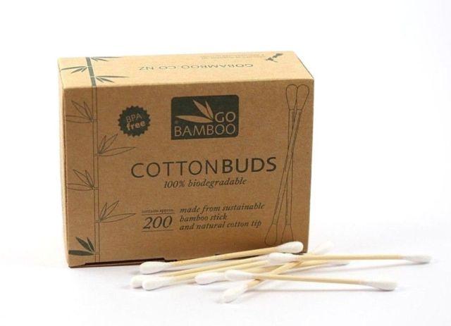 Go Bamboo Cotton Buds 100% Biodegradable 200Pk