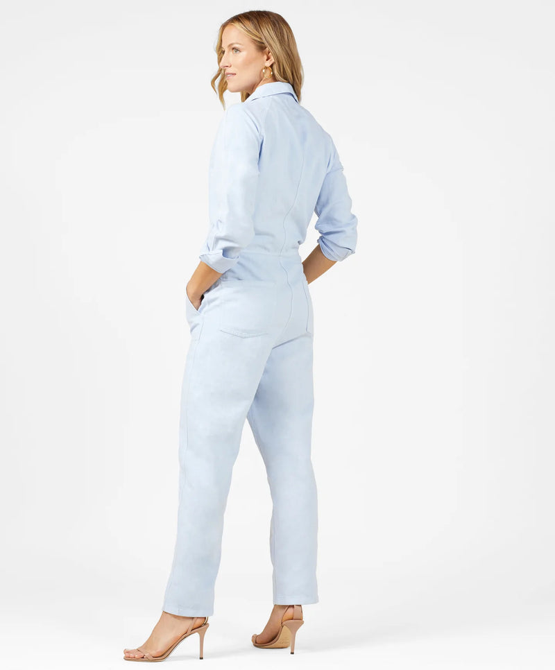 Outerknown - Station Jumpsuit - Heather Blue