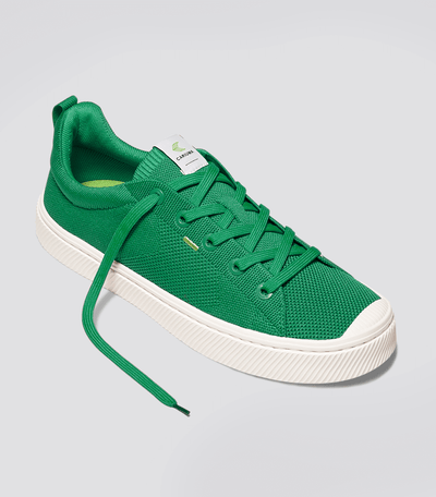 IBI Low Green Knit Sneaker Women