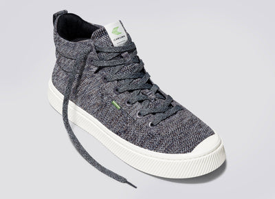 IBI High Stone Grey Knit Sneaker Men
