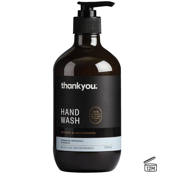Thankyou Hand Wash Patchouli & Vanilla - 500ml