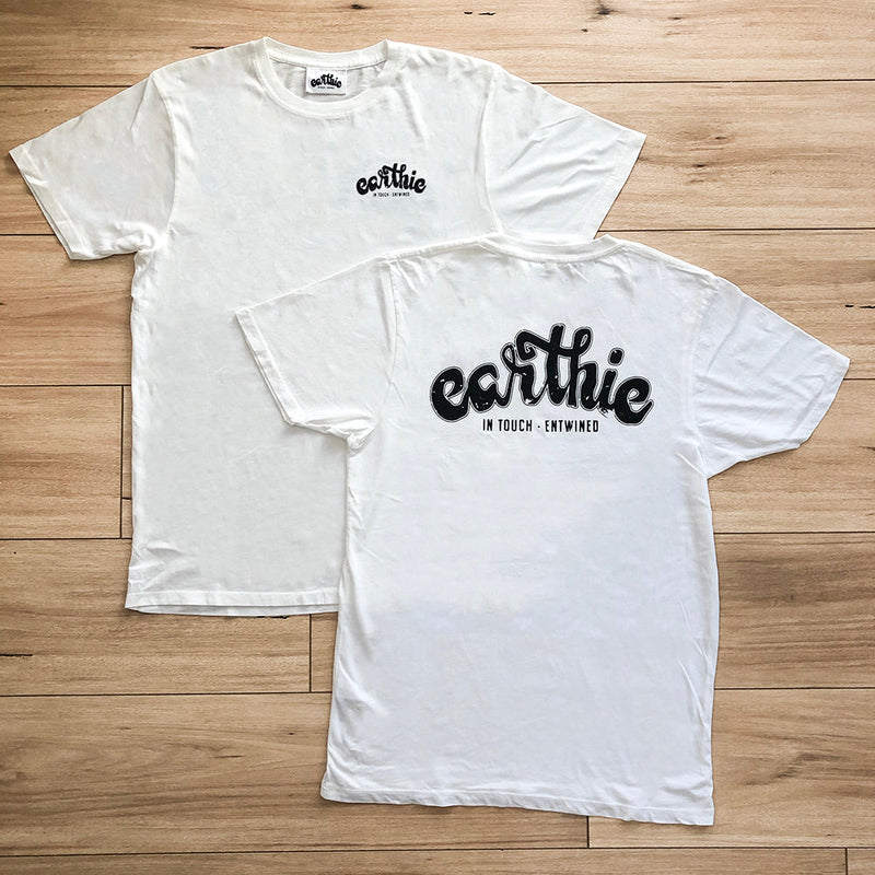 Earthie Tee – Logo Front and Back
